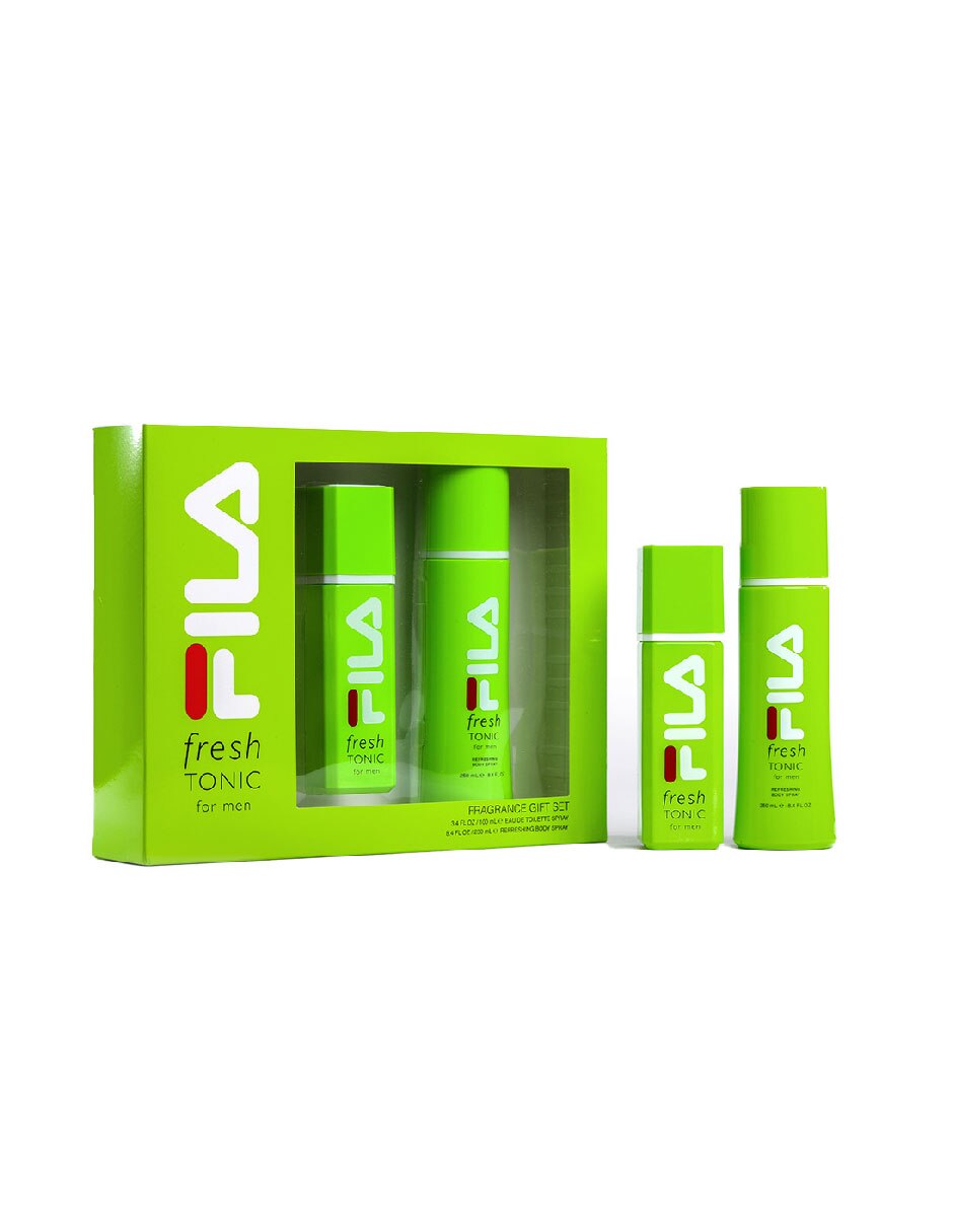 Set Eau de toilette Fila Fresh Green Tonic para hombre