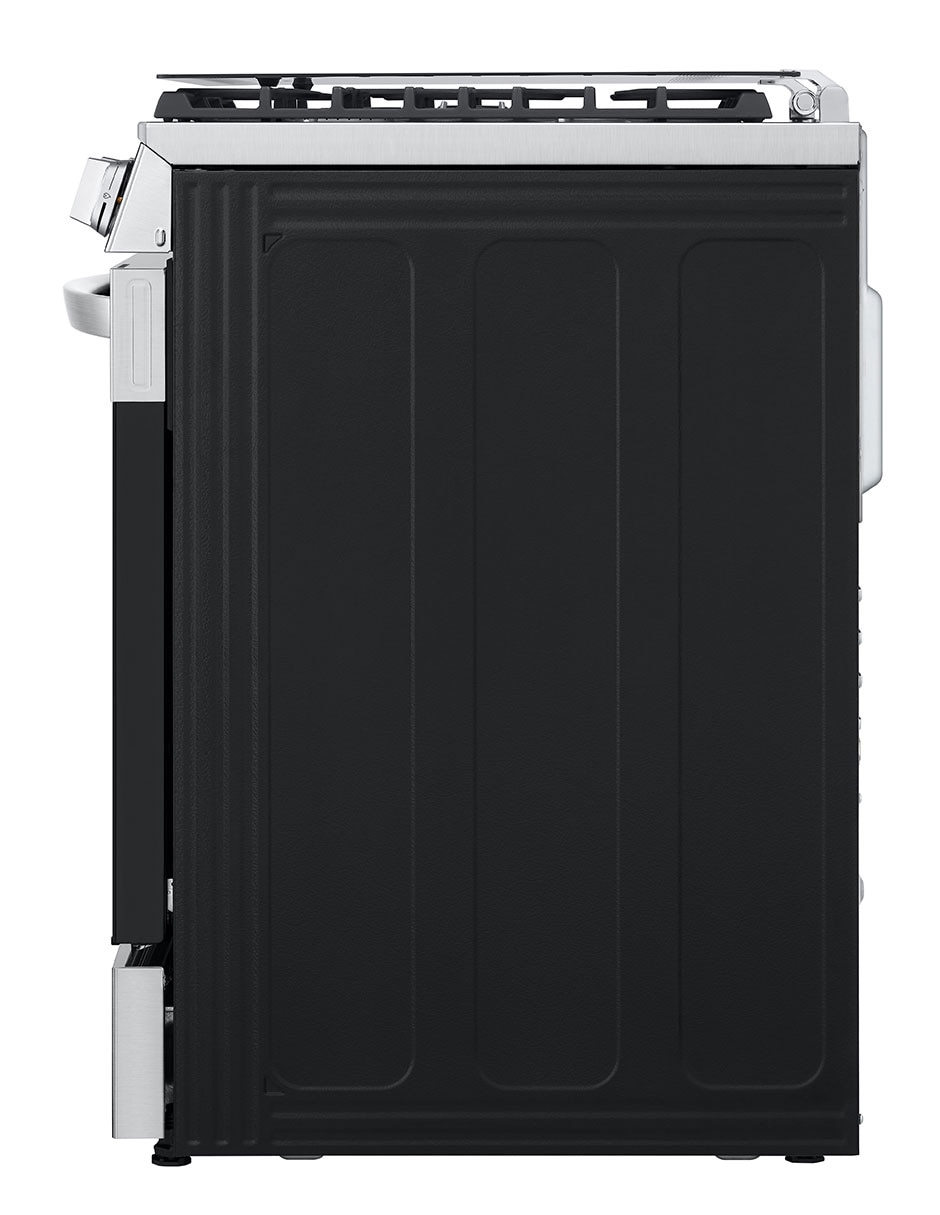 Estufa de piso a gas lp Lg 75.88 cm LRGL5841S de 5 quemadores