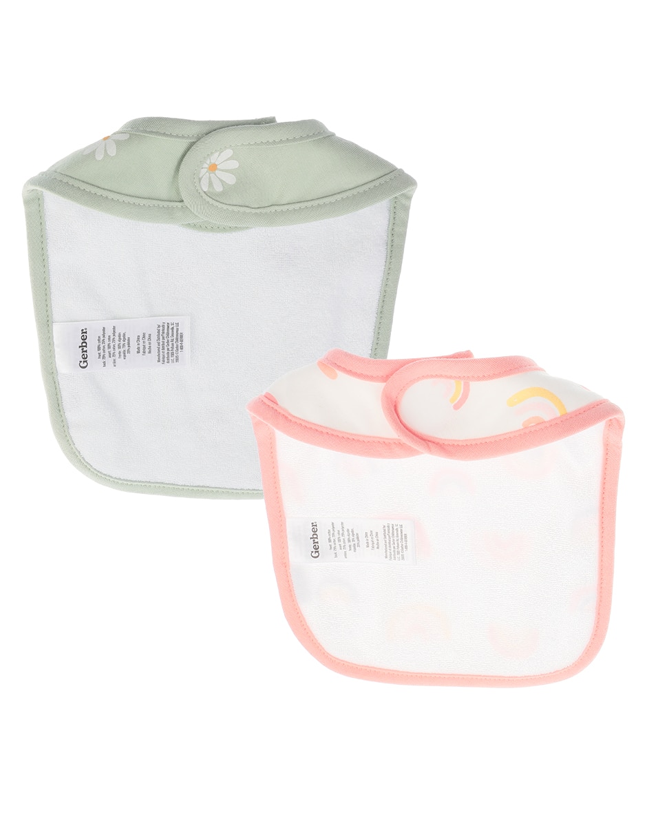 Set babero de algodón 2 piezas