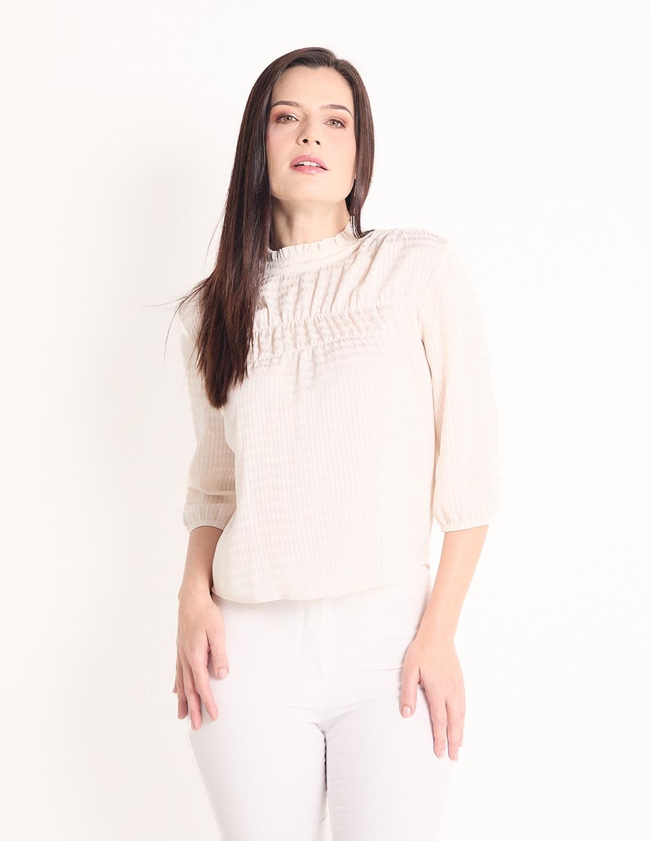 Blusa manga 3/4 para mujer