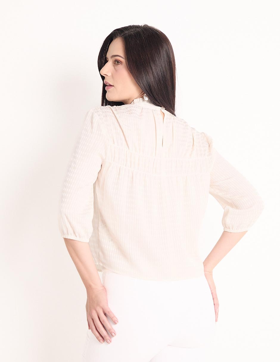 Blusa manga 3/4 para mujer 4