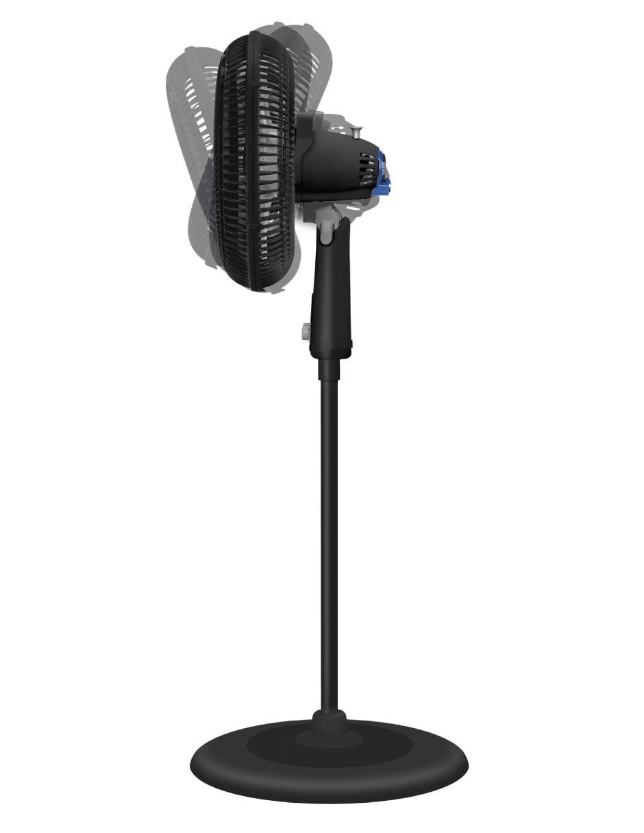 Ventilador de pedestal con control remoto 3 velocidades 4