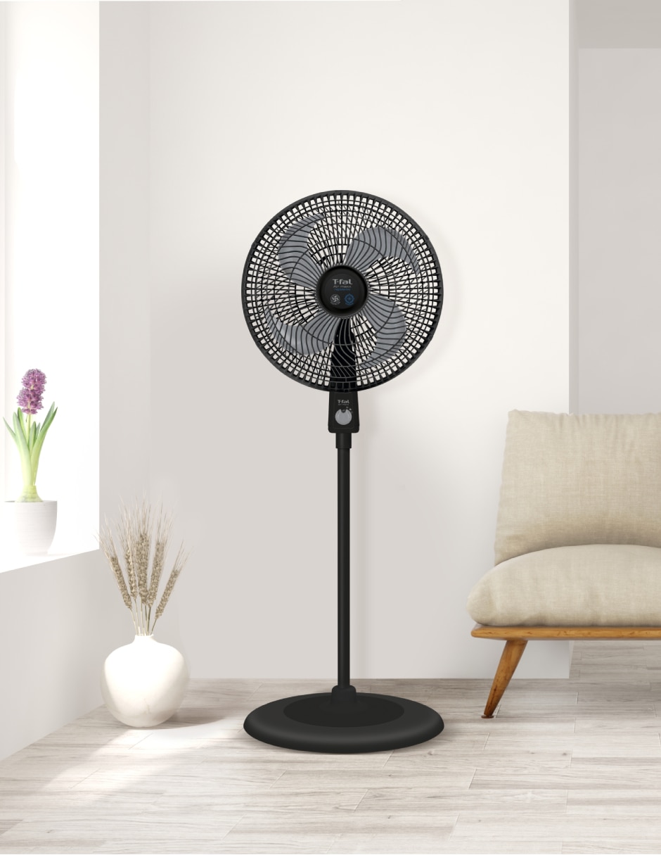 Ventilador de pedestal con control remoto 3 velocidades 10