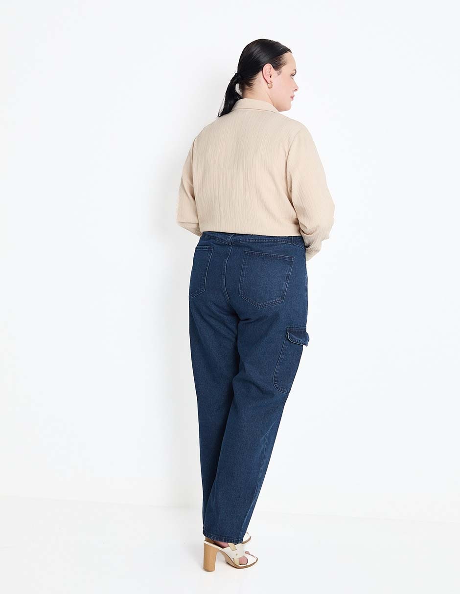 Jeans wide leg para mujer 4