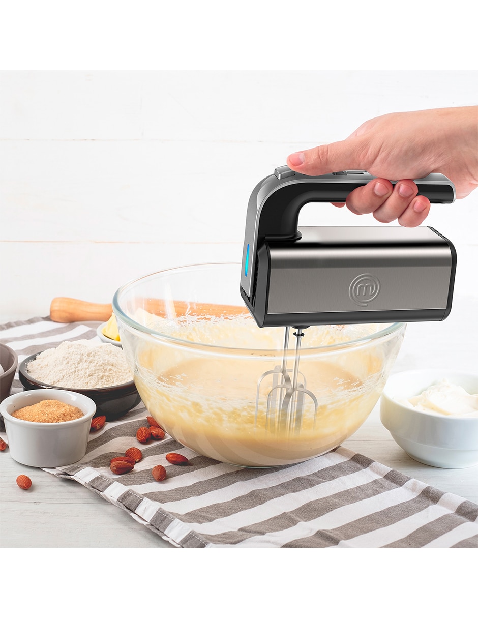 Batidora Master Chef 5 velocidades + 1 turbo Mkhm300Ss Waffleras