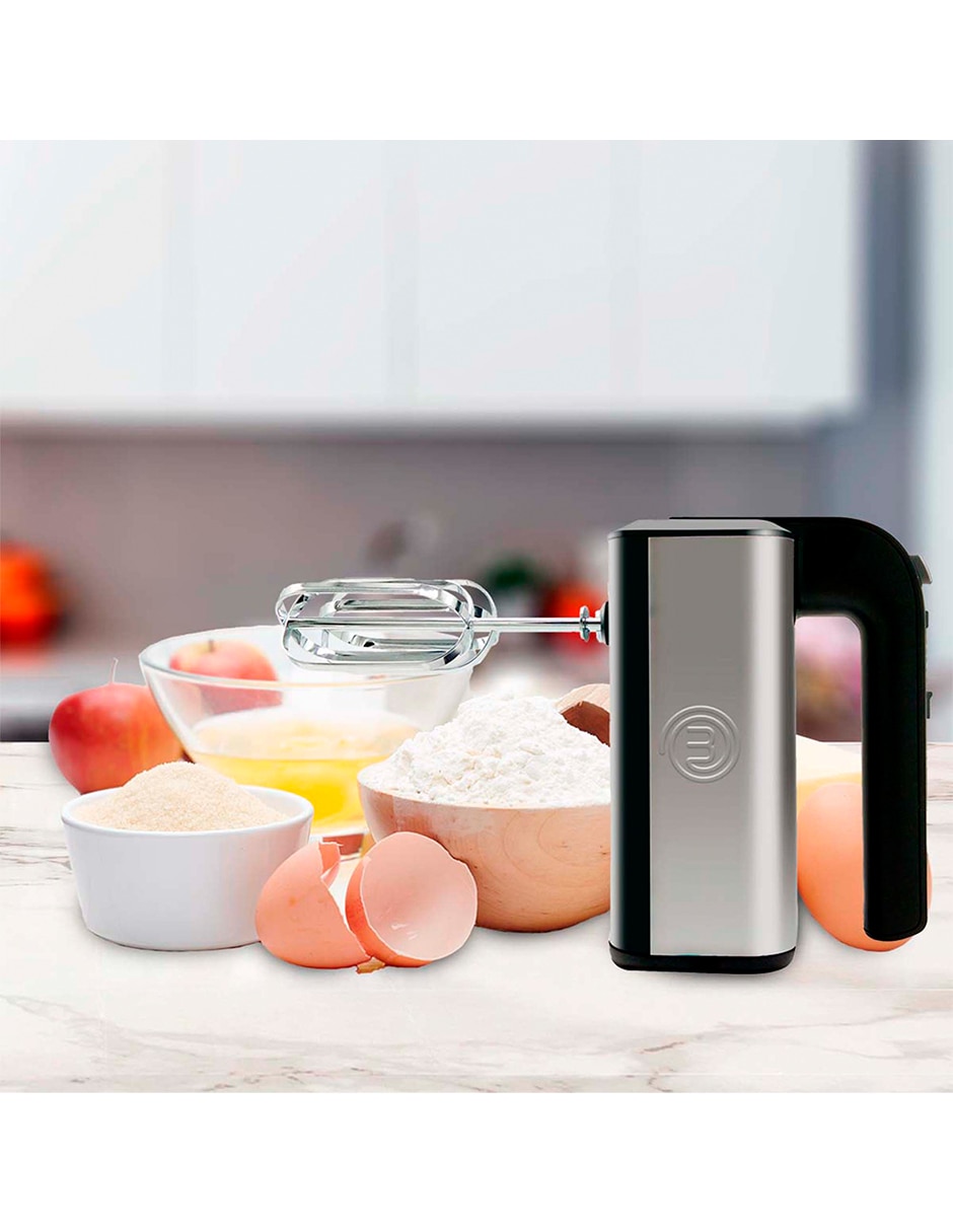Batidora Master Chef 5 velocidades + 1 turbo Mkhm300Ss Waffleras