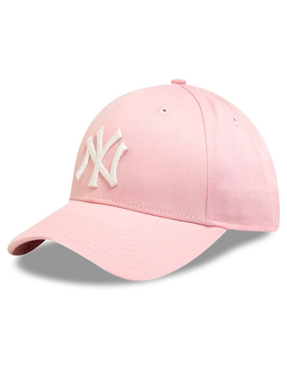 Gorra visera curva velcro casual New York Yankees para mujer 3