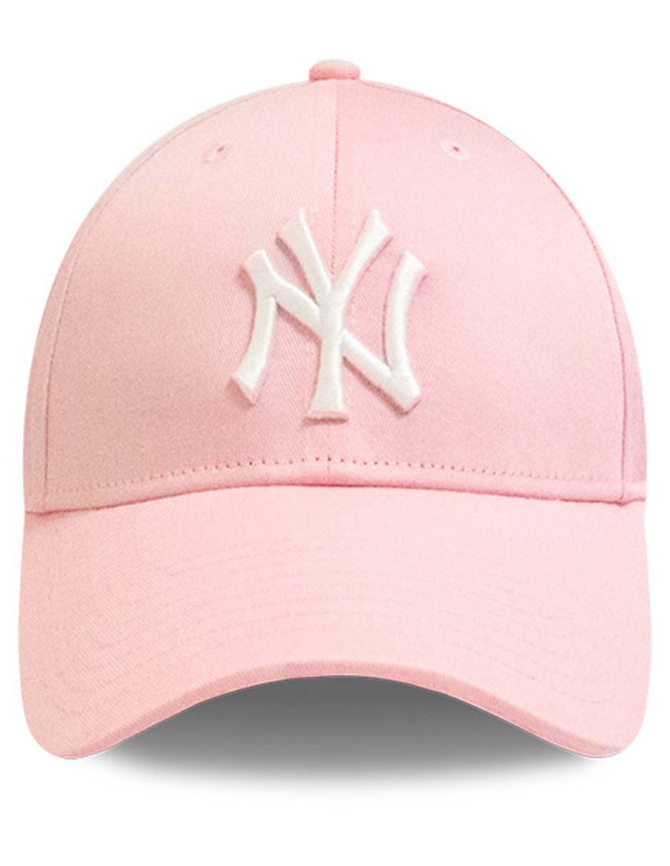 Gorra visera curva velcro casual New York Yankees para mujer 4