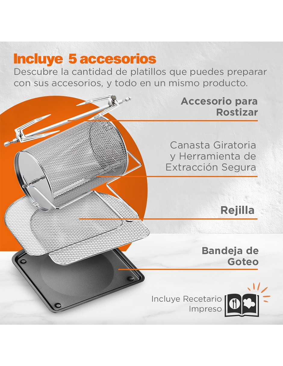 Freidora de aire 12 L Mkafo12T 8