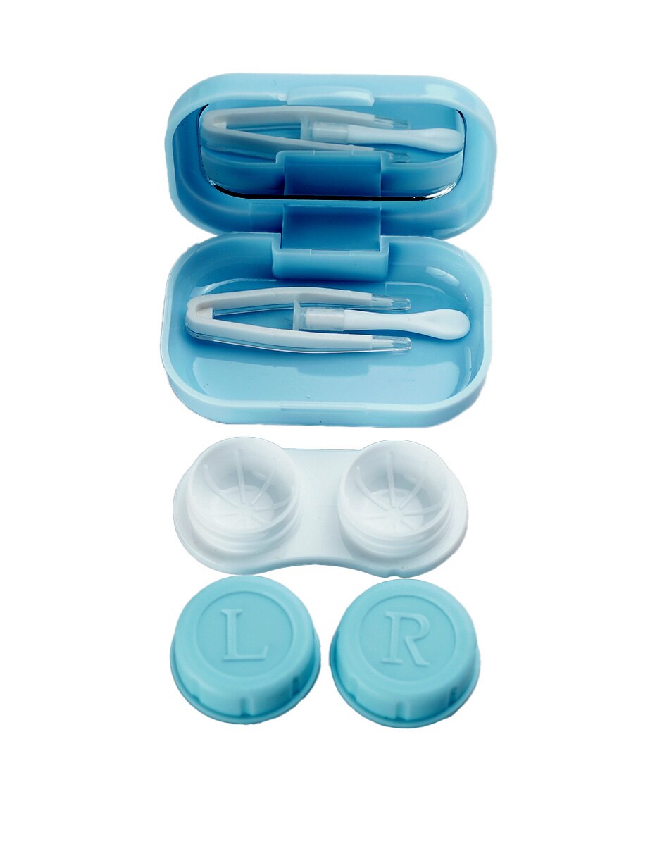 Estuche para lentes de contacto blandos con espejo 3