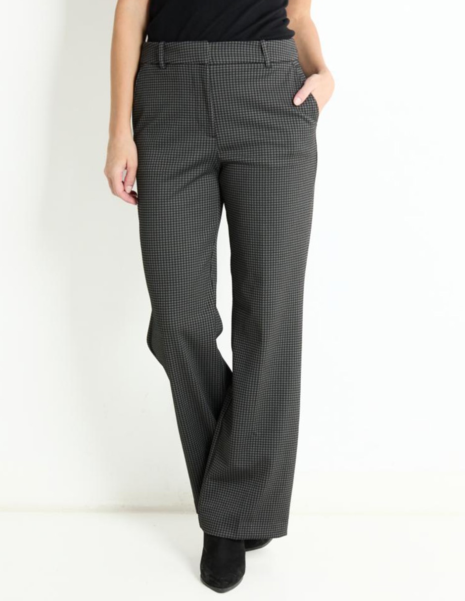 Pantalón de vestir straight para mujer Pantalón de vestir straight para mujer