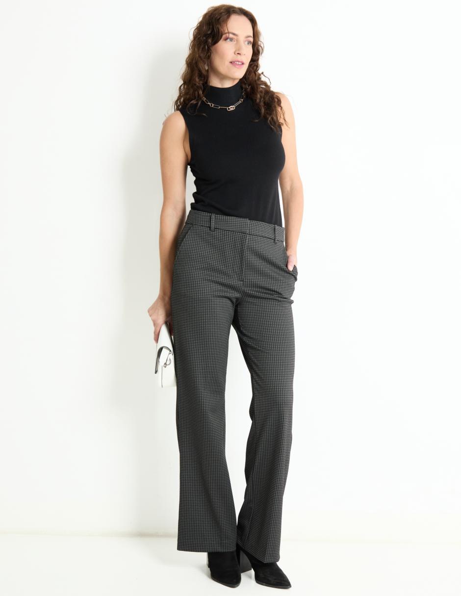 Pantalón de vestir straight para mujer