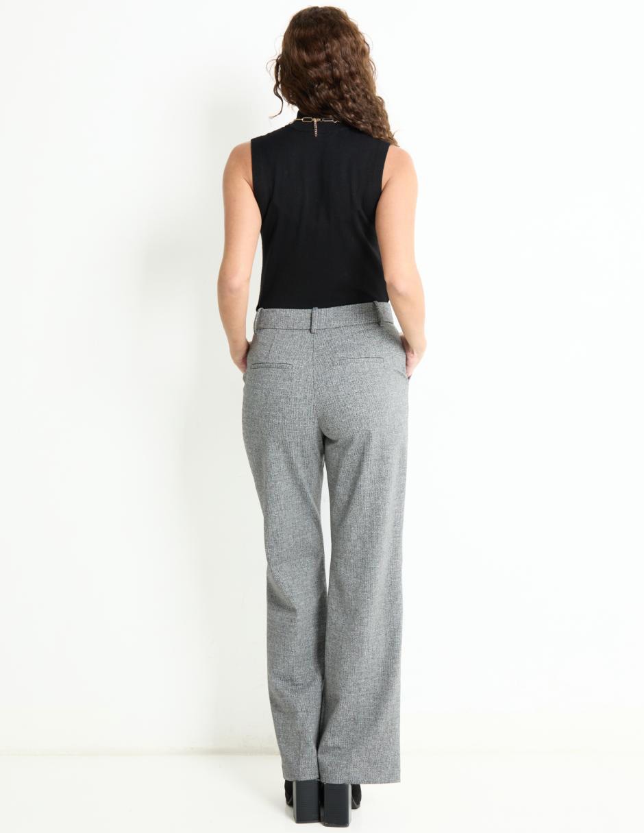 Pantalón de vestir straight para mujer 4