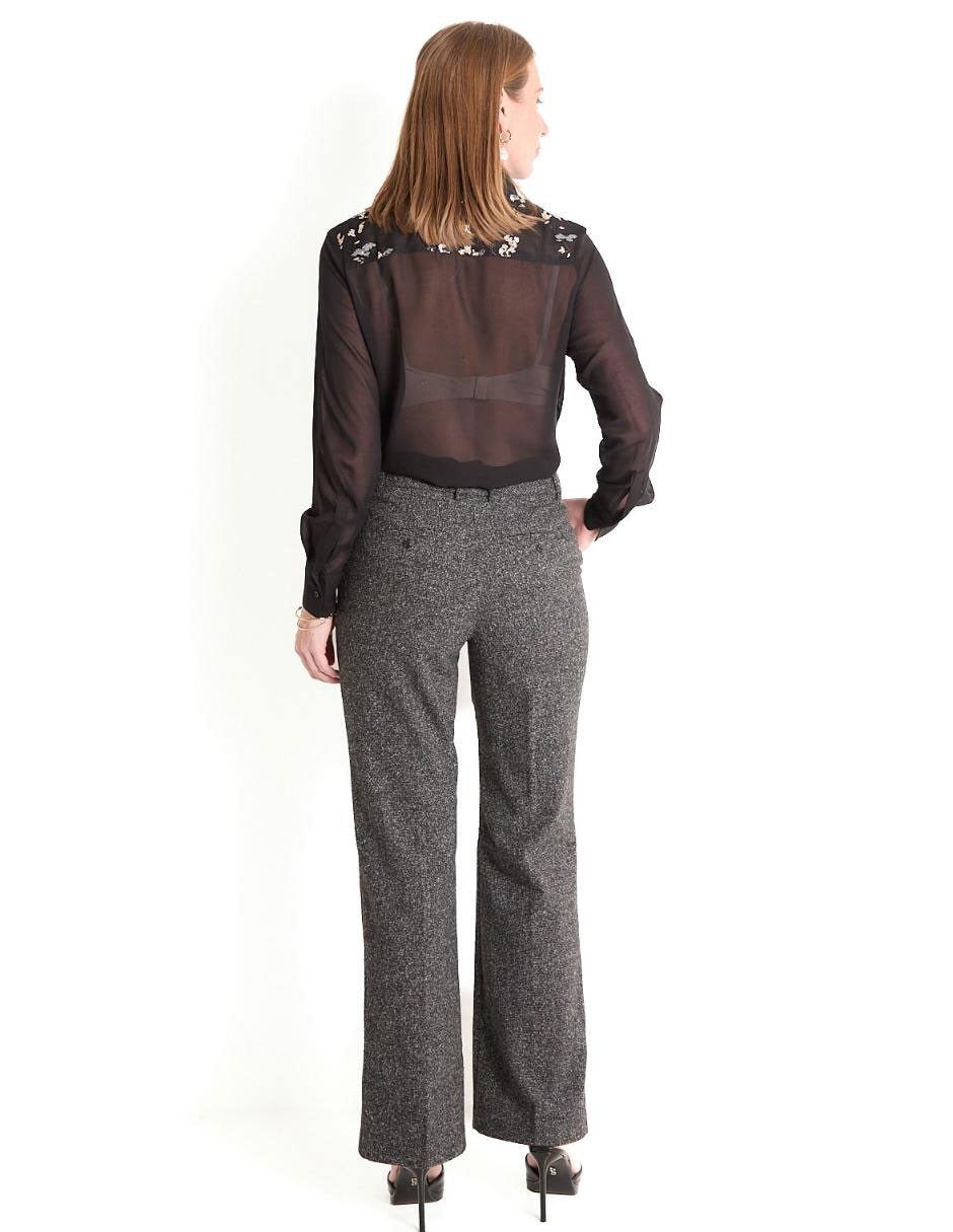 Pantalón de vestir straight para mujer 4