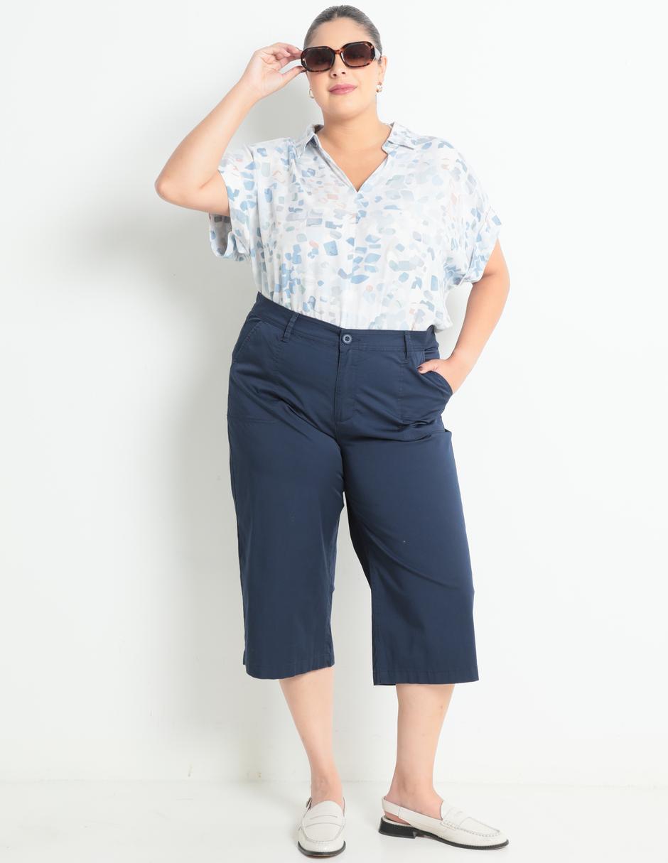 Blusa camisera Kur.Kuma manga larga para mujer 4