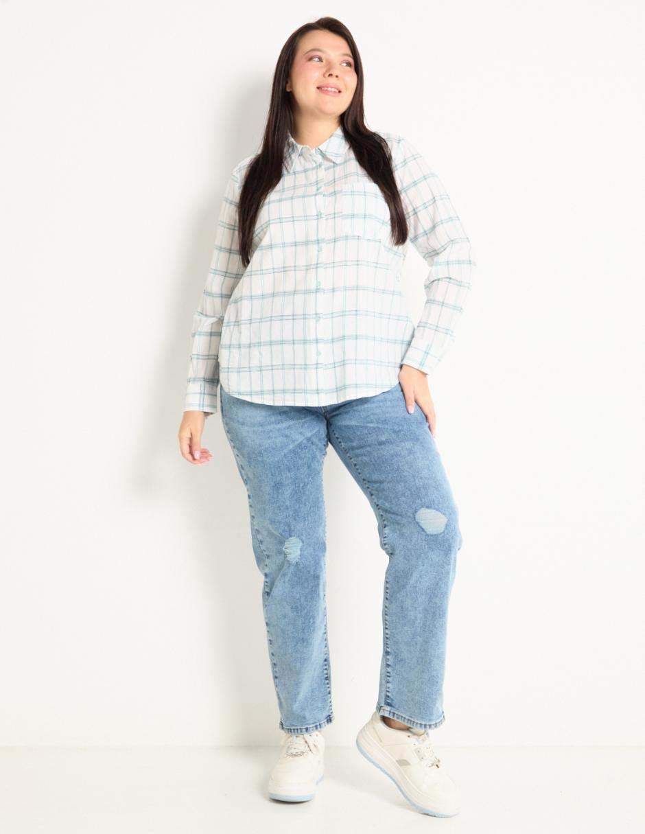 Jeans straight para mujer