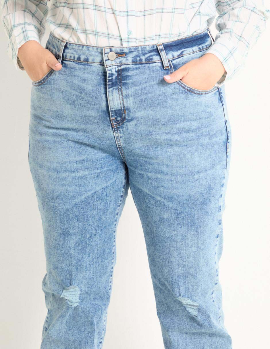 Jeans straight para mujer