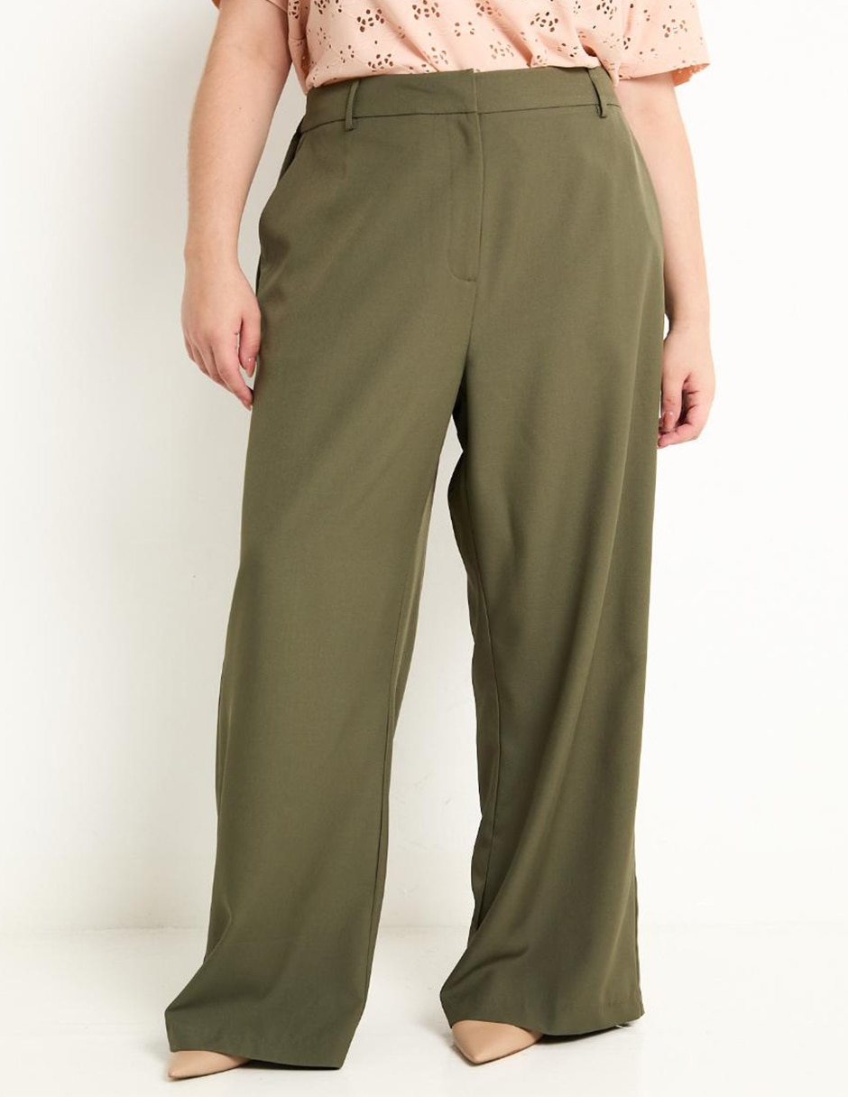 Pantalón relaxed amplio para mujer 1