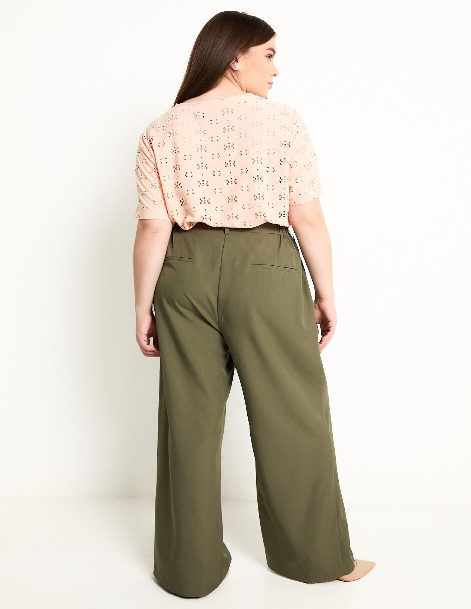 Pantalón relaxed amplio para mujer 2