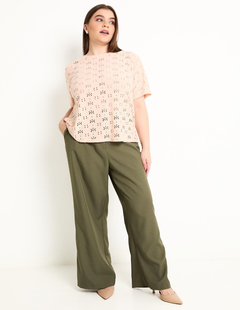 Pantalón relaxed amplio para mujer 3