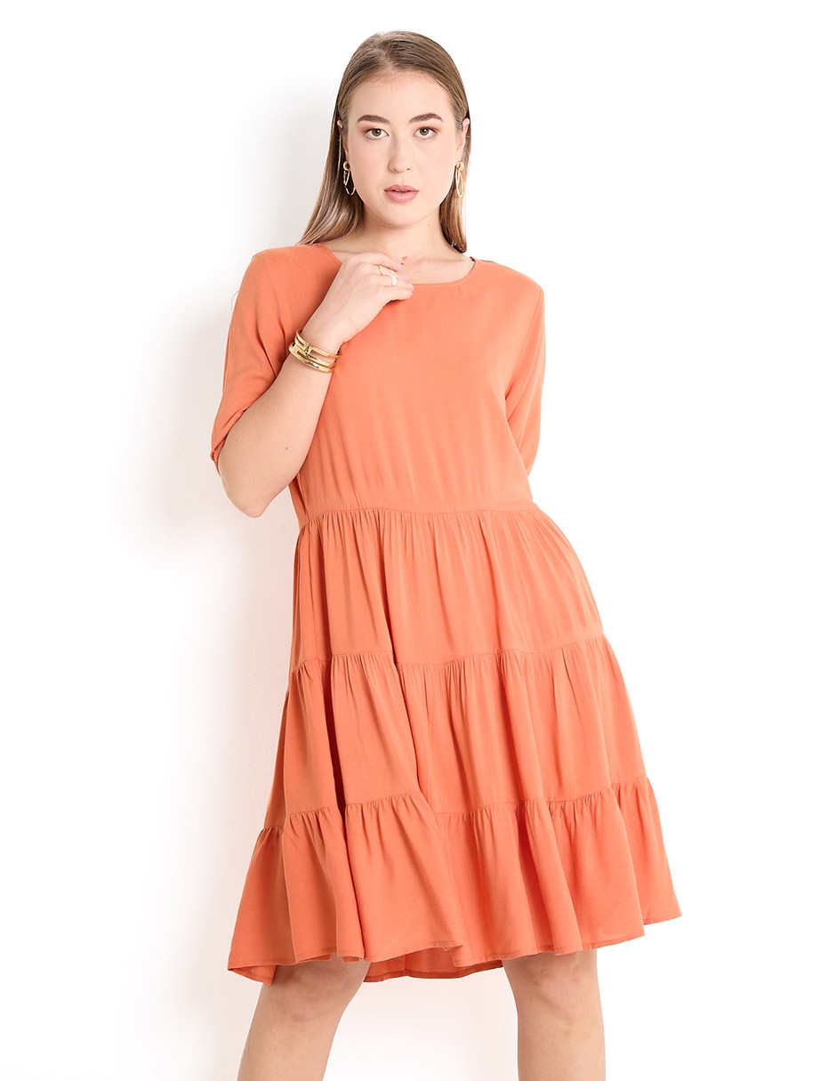 Vestido 3/4 casual para mujer