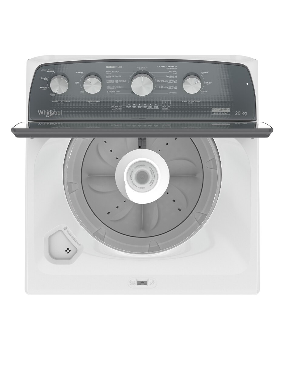 Lavadora 20 kg semiautomática carga superior 8mwtw2024wjm
