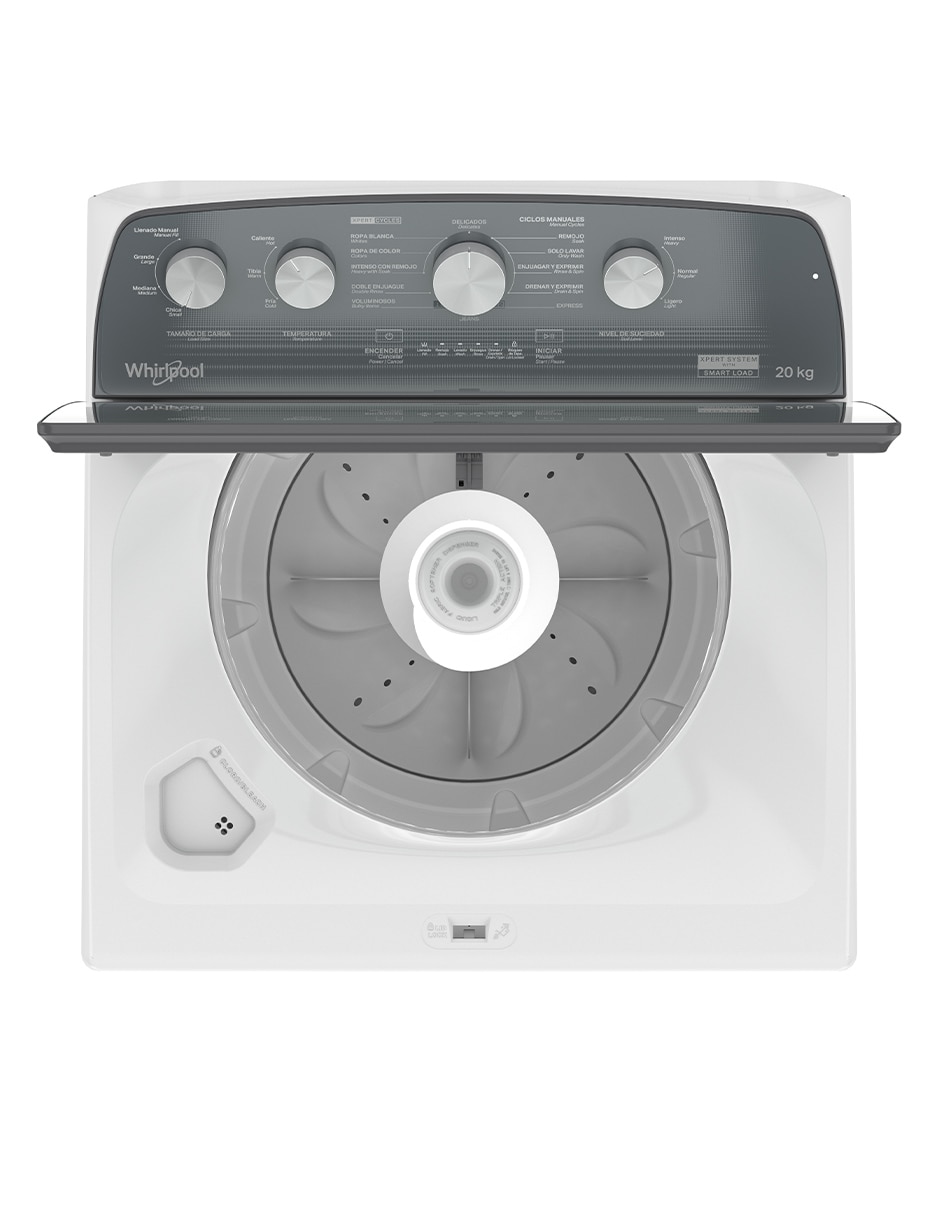 Lavadora Whirlpool 22 kg semiautomática carga superior 8MWTW2224WJM