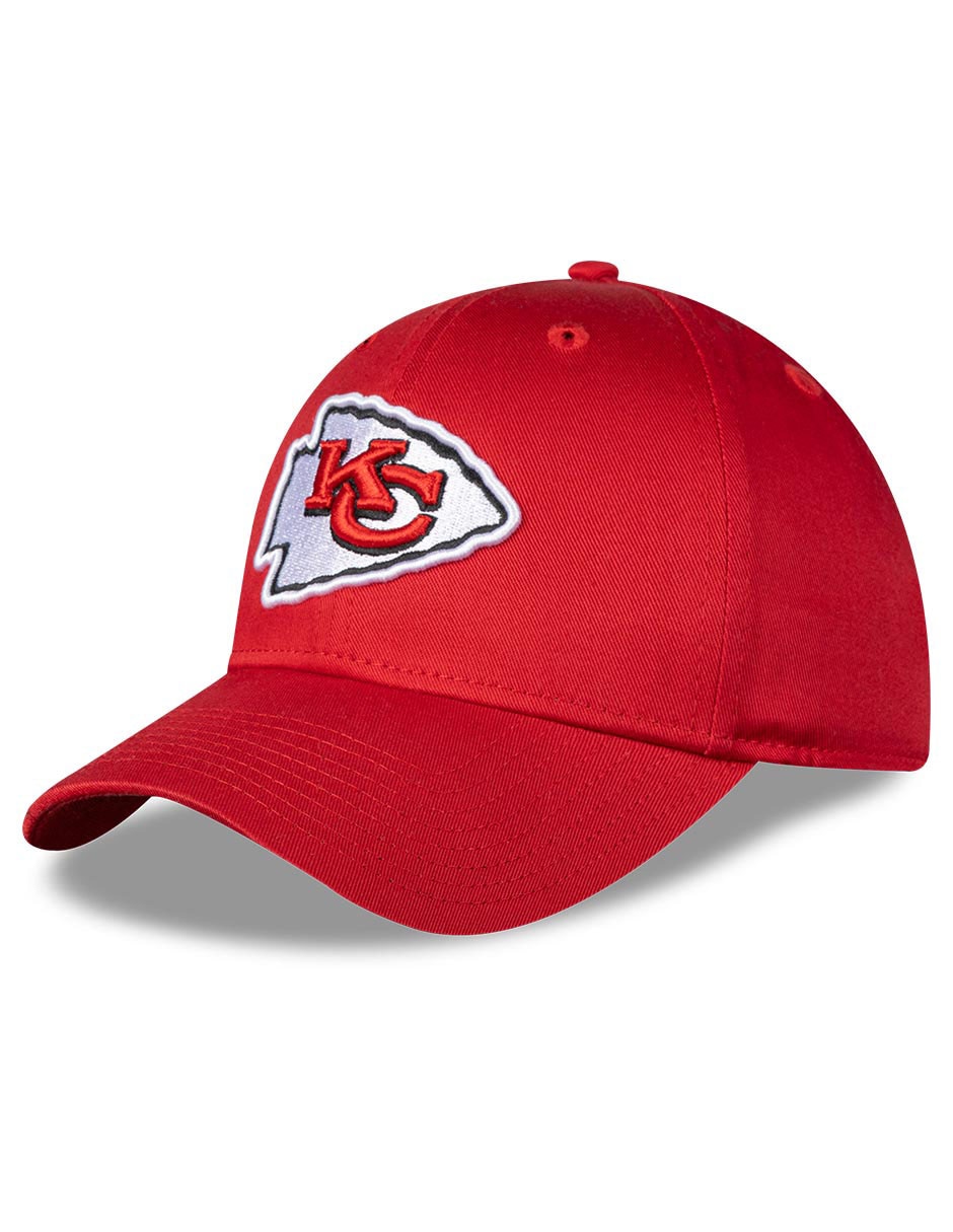Gorra visera curva velcro para fútbol americano Kansas City Chiefs para hombre