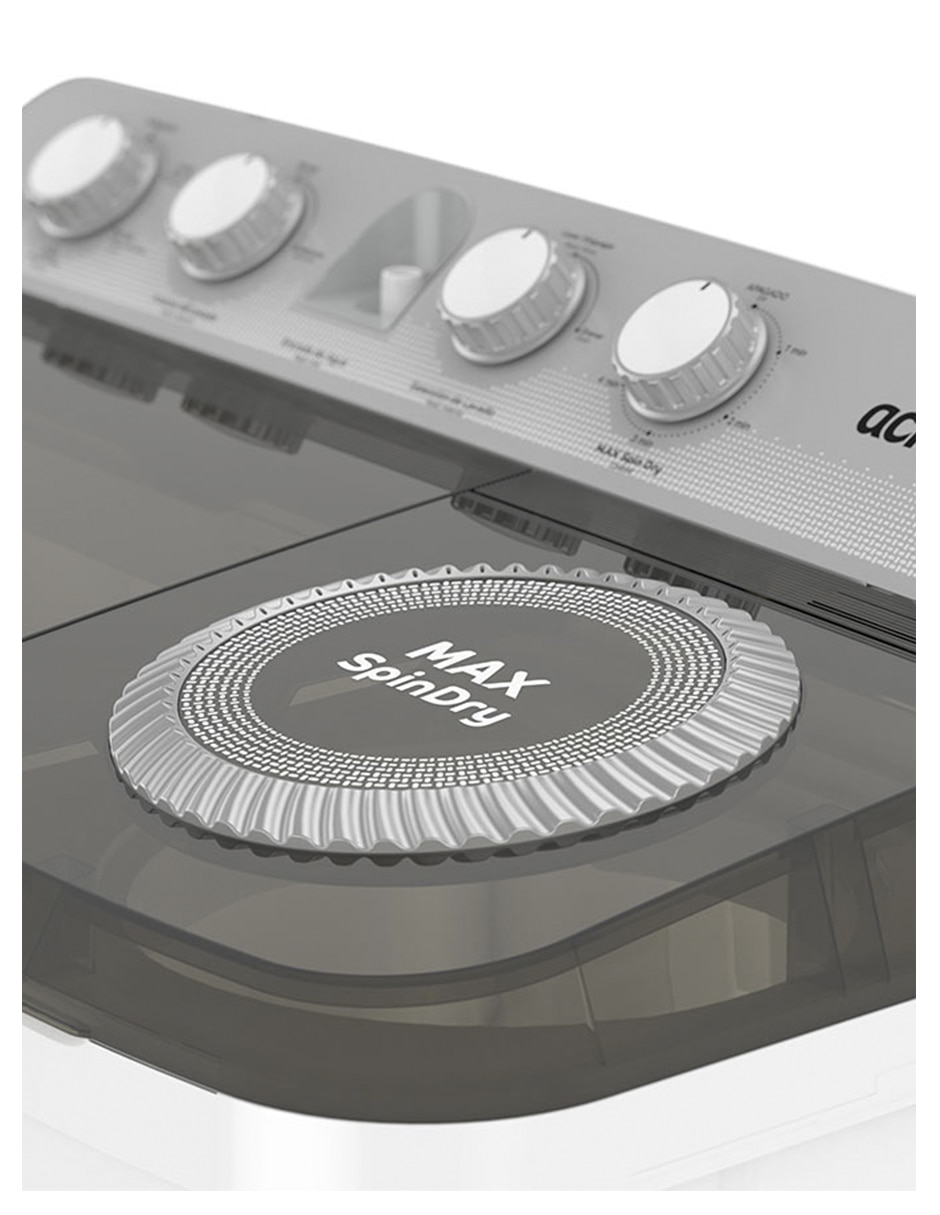 Lavadora Acros 16 kg semiautomática carga superior ALD1645JE