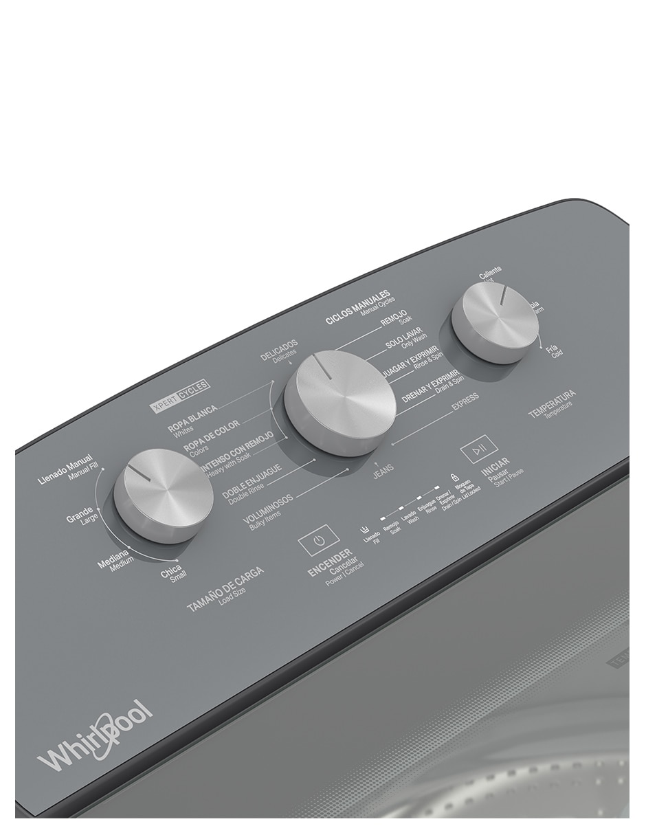 Lavadora 18 kg semiautomática carga superior 8MWTW1823WJM 7