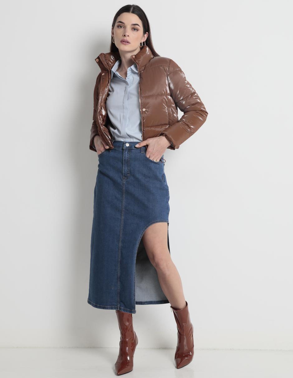 Blusa camisera Kur.Kuma manga larga para mujer 4