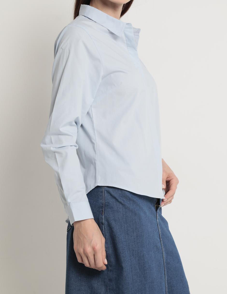 Blusa camisera Kur.Kuma manga larga para mujer 2