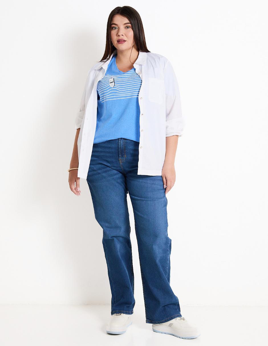 Jeans wide leg para mujer 3