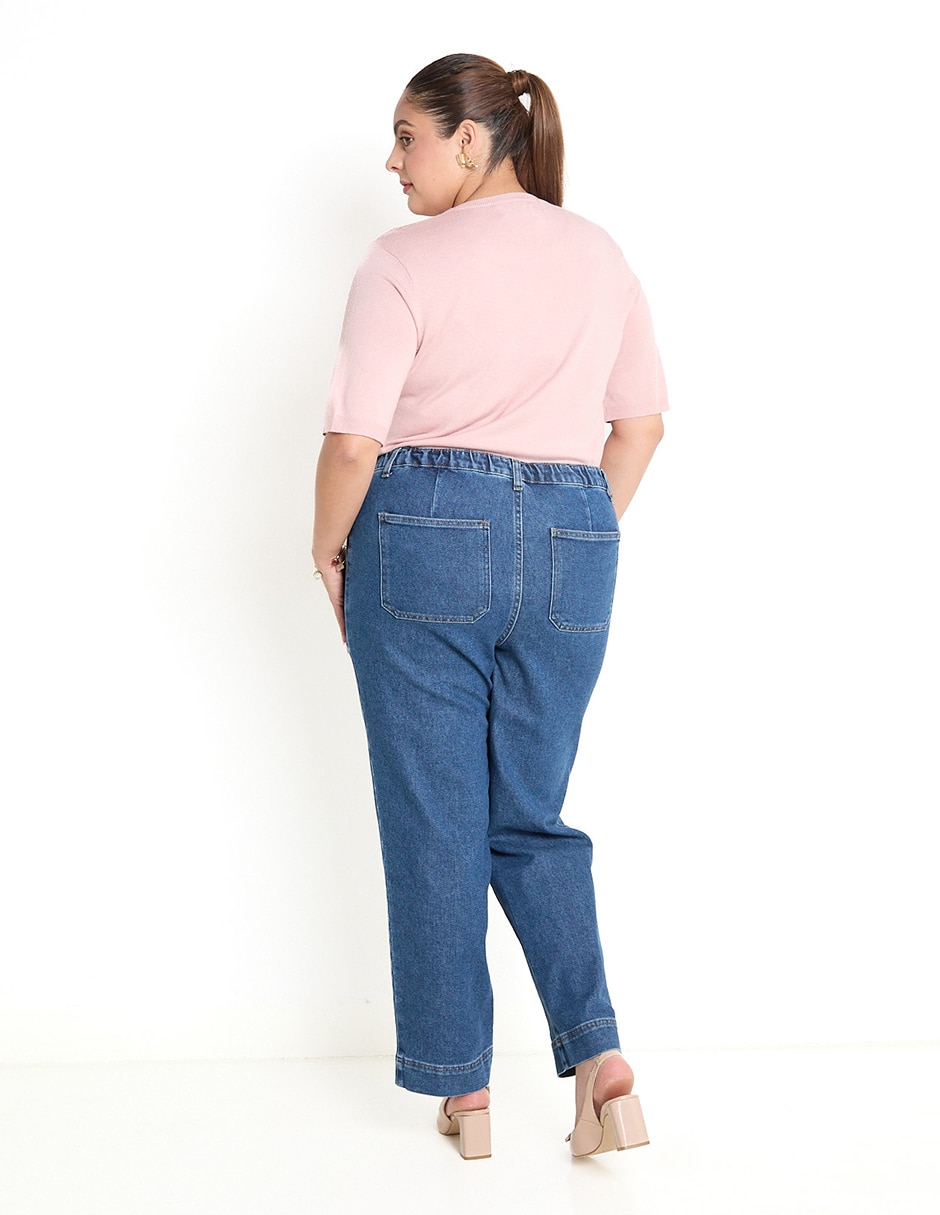 Jeans straight para mujer