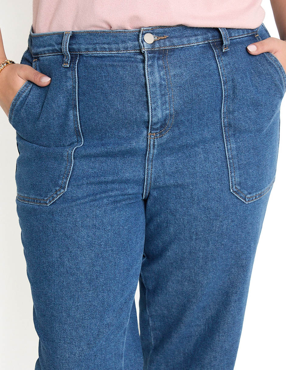 Jeans straight para mujer