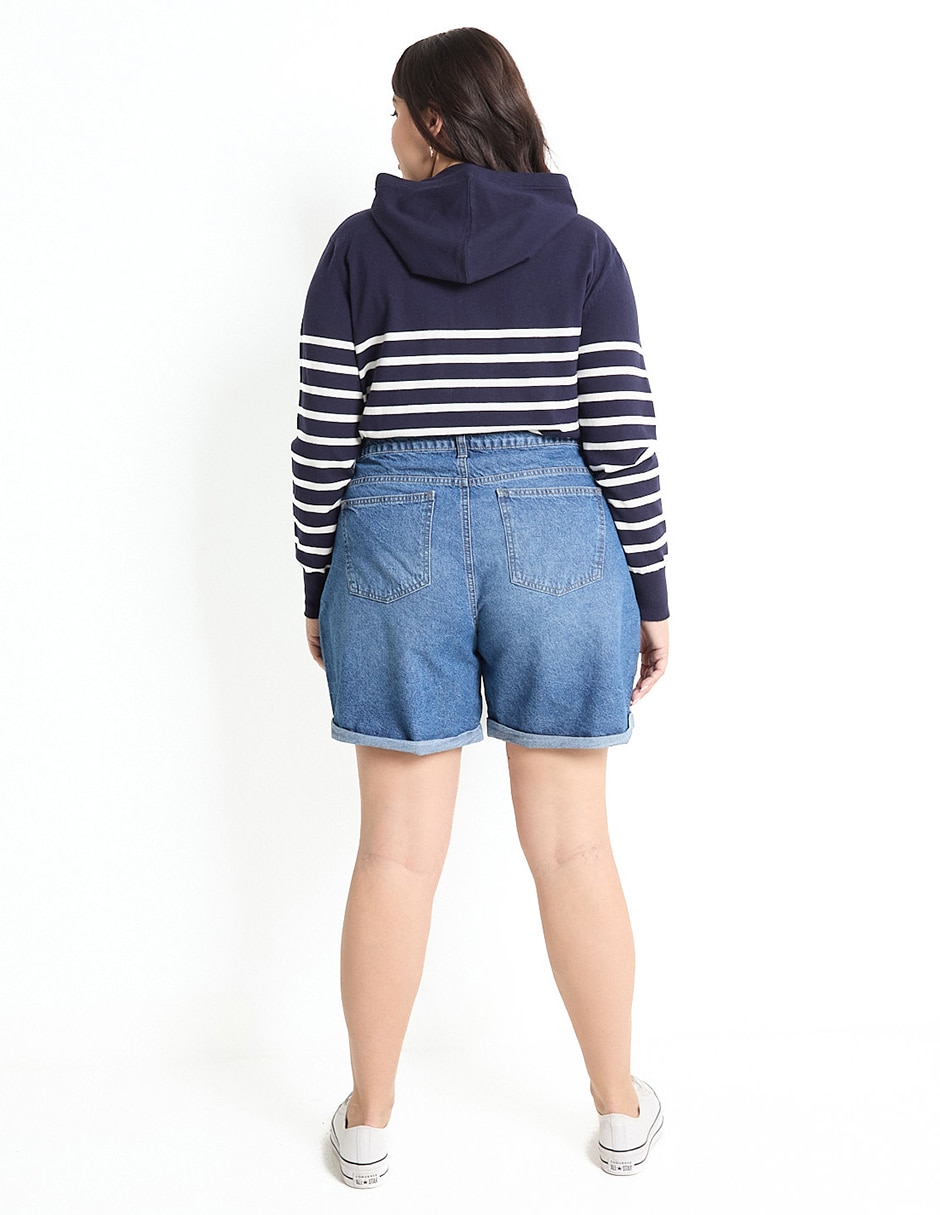 Bermuda de mezclilla para mujer 2