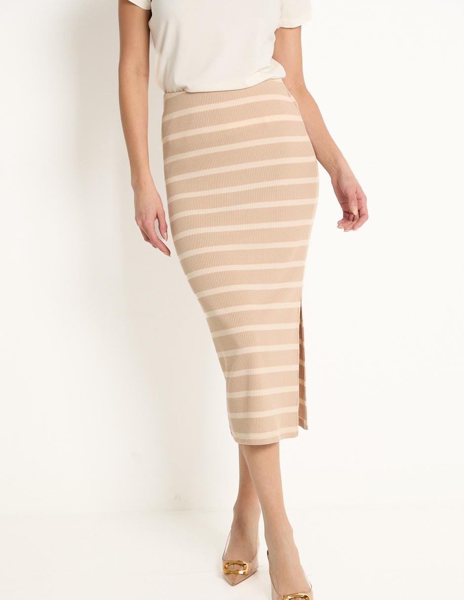 Falda crop a la cintura