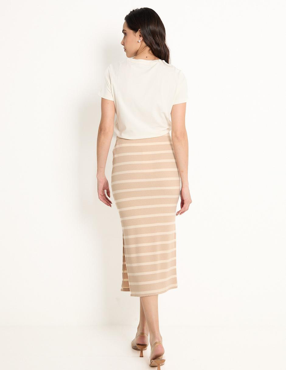 Falda crop Metropolis a la cintura