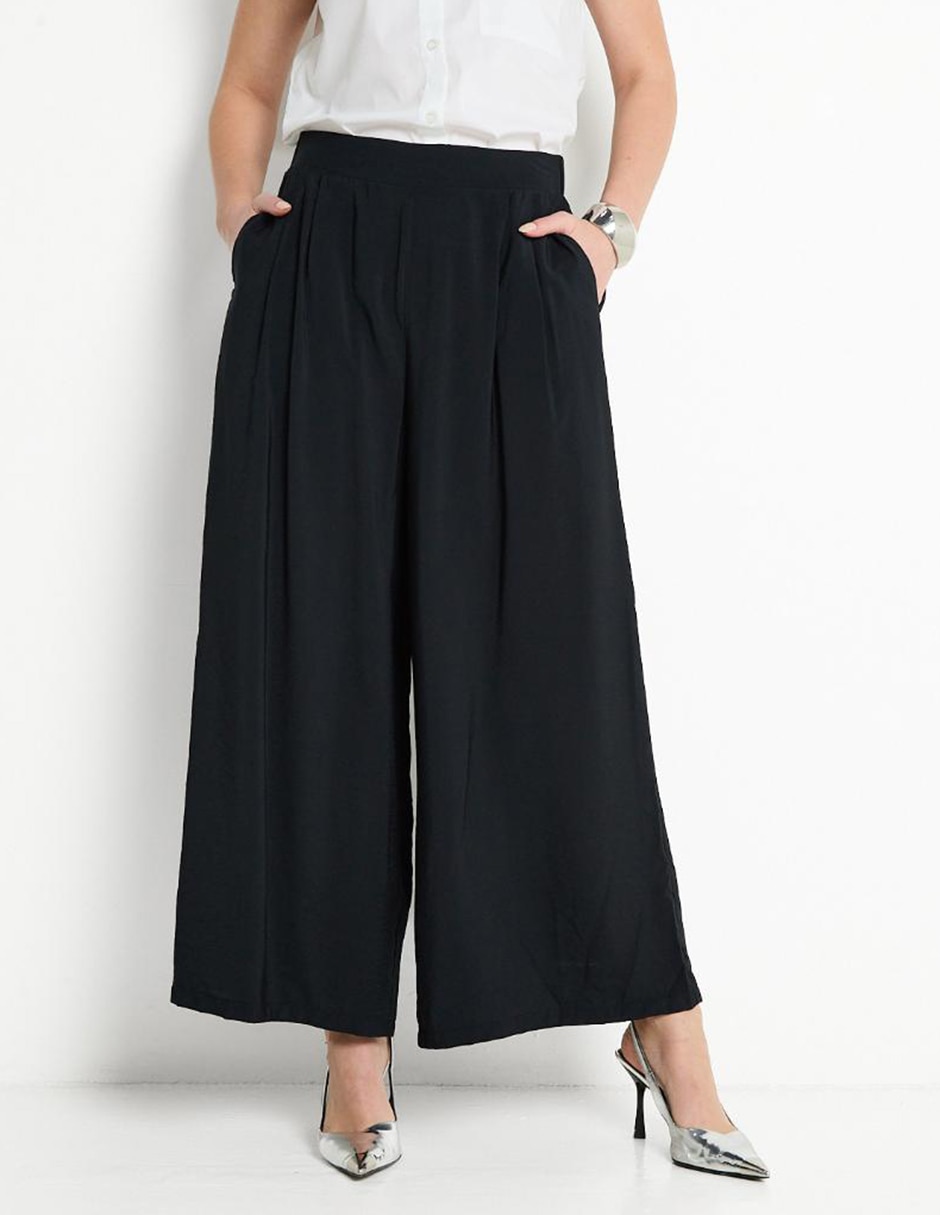 Pantalón relaxed amplio para mujer