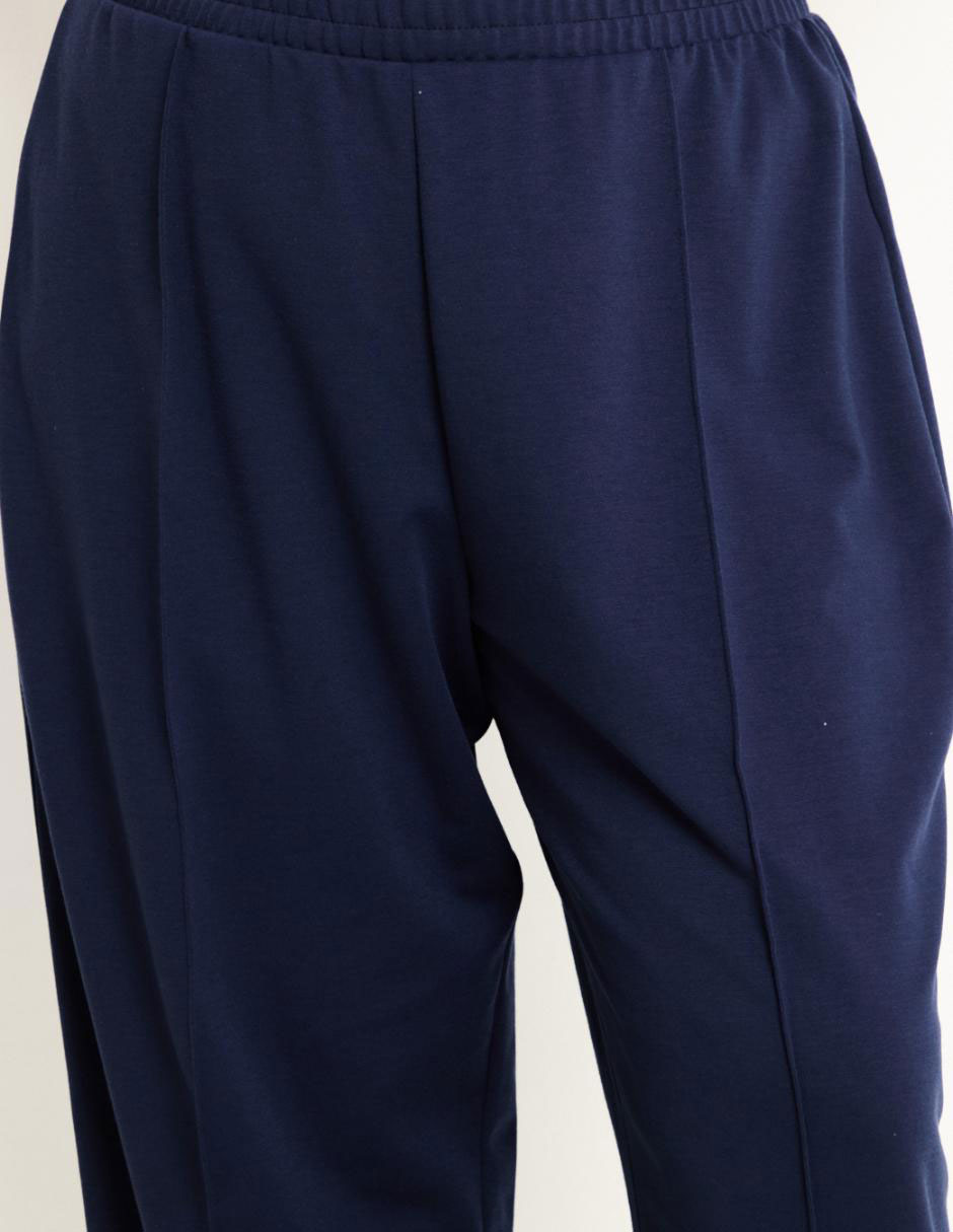 Pants amplio Contempo Plus con elástico para mujer