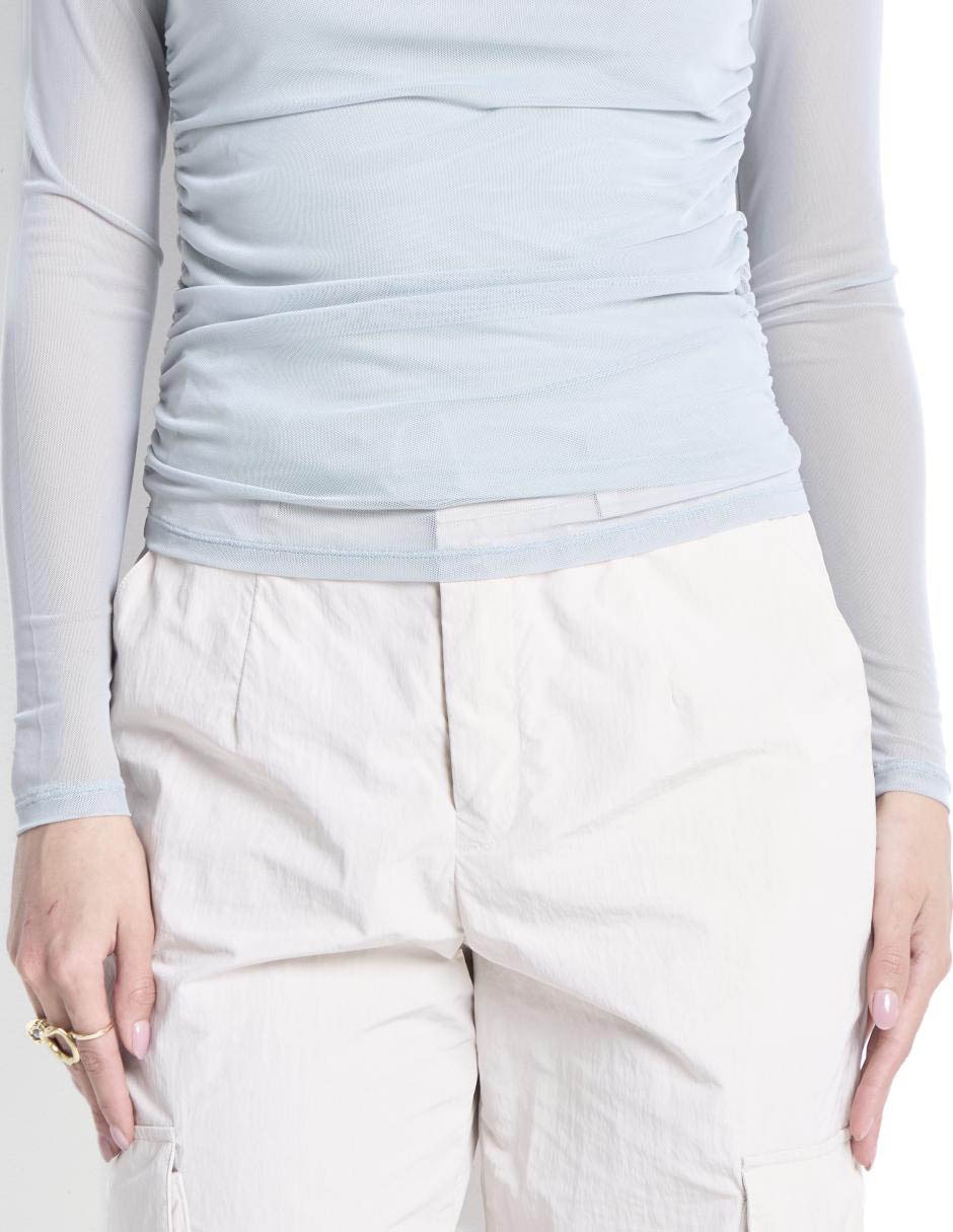 Blusa manga larga para mujer 5