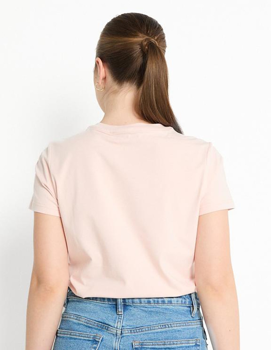 Playera manga corta cuello redondo mujer 5