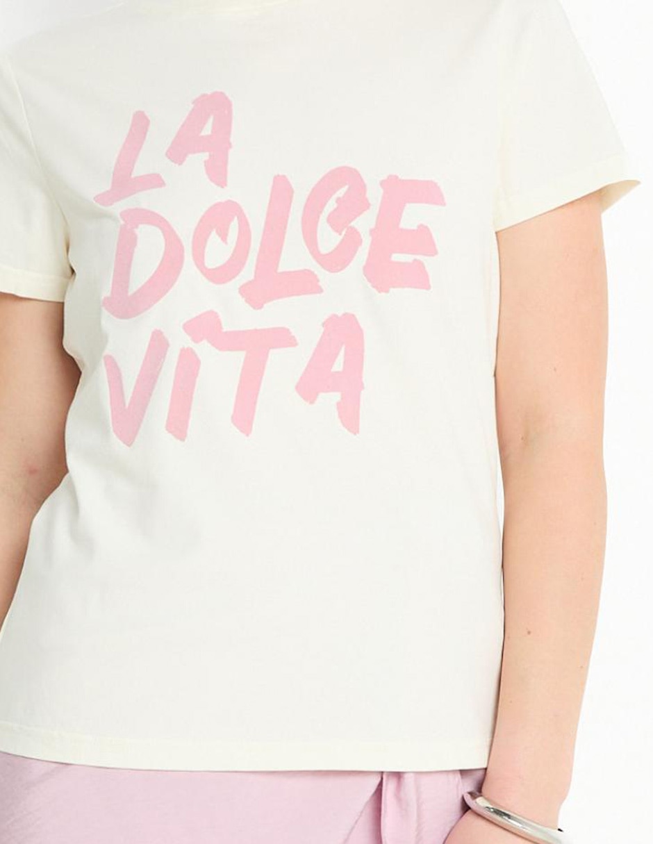 Playera manga corta cuello redondo mujer 2