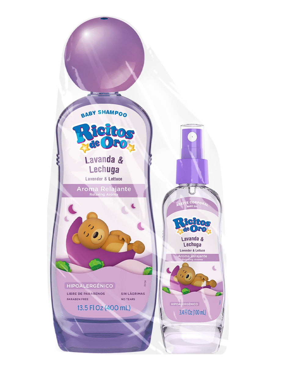 Set de shampoo para cabello Lavanda & Lechuga