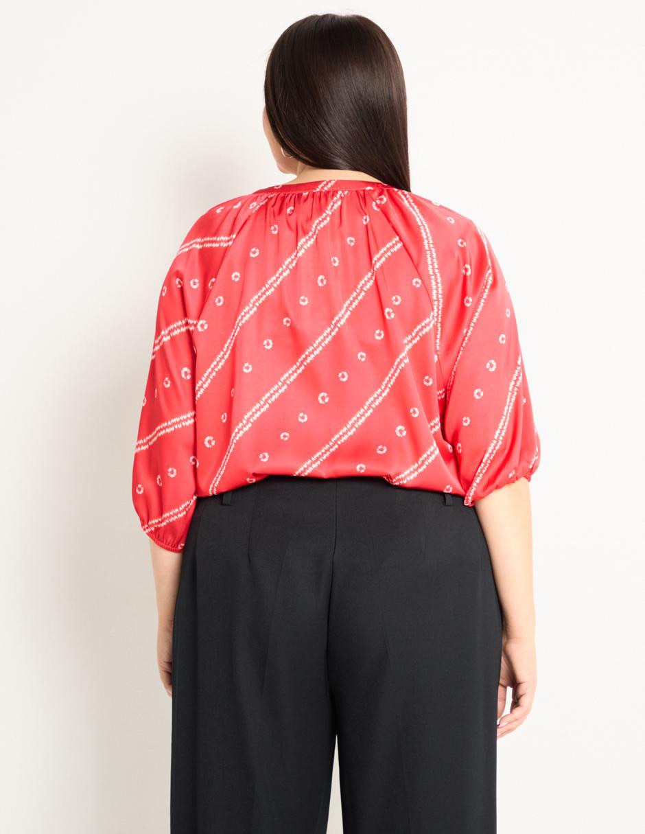 Blusa camisera Kur.Kuma manga larga para mujer 5