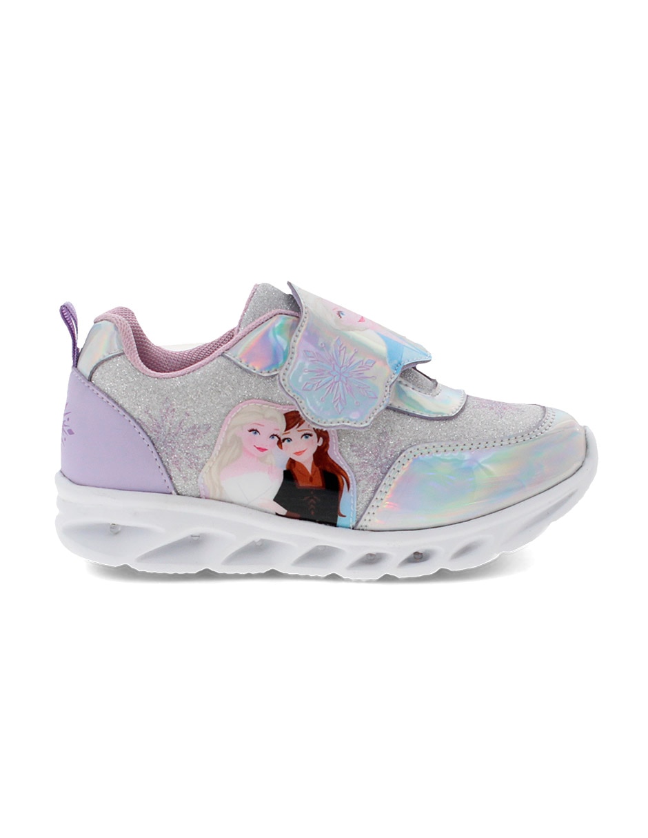 Tenis con luz para niña Elsa y Ana 5