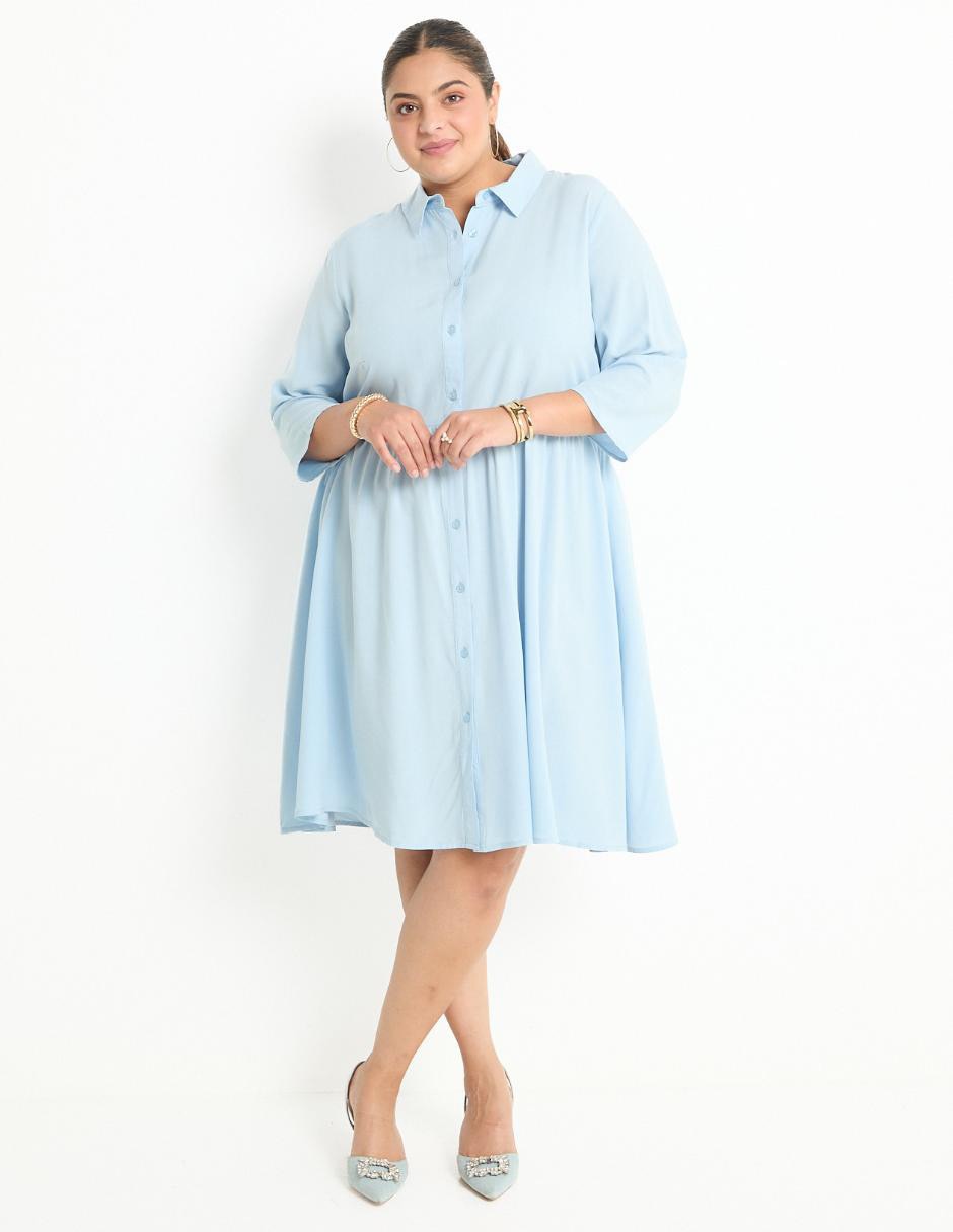 Vestido a la rodilla casual para mujer Vestido a la rodilla casual para mujer