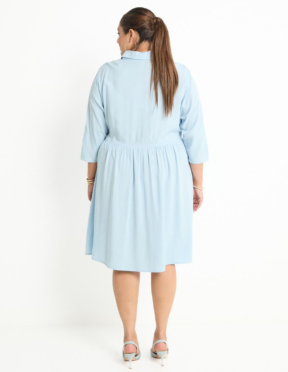 Vestido a la rodilla casual para mujer 2