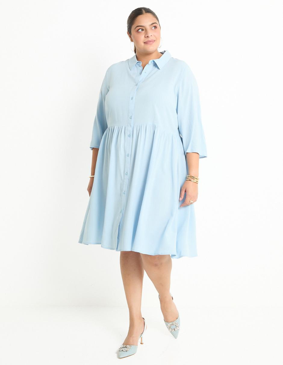 Vestido a la rodilla casual para mujer 3