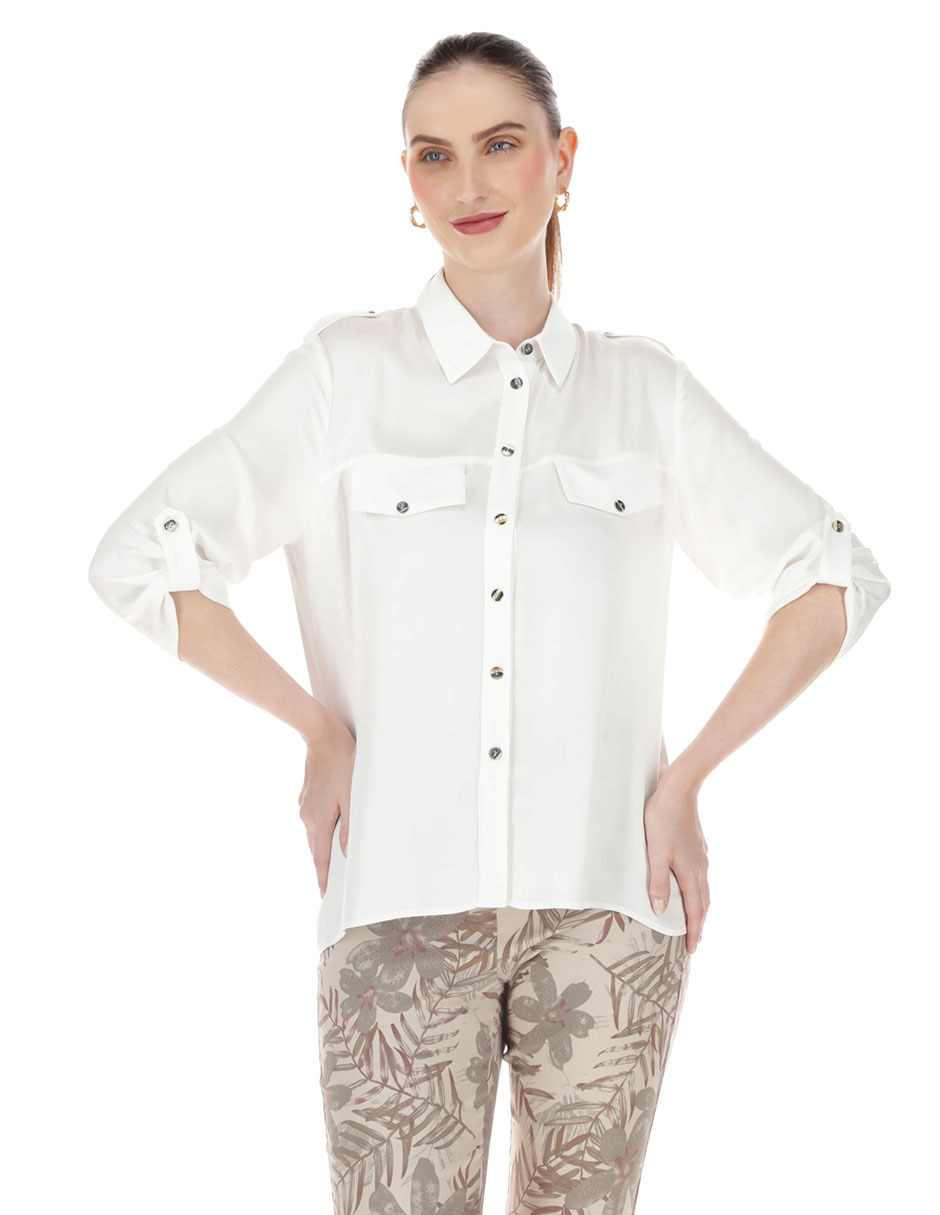 Blusa manga 3/4 para mujer 1